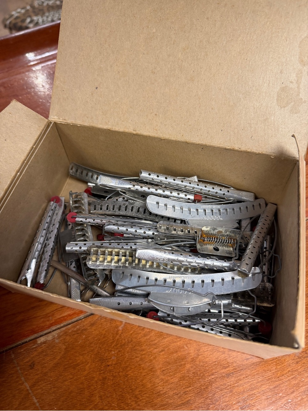 Vintage Metal Hair Roller Clips